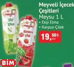 MEYSU MEYVELİ İÇECEK ÇEŞİTLERİ